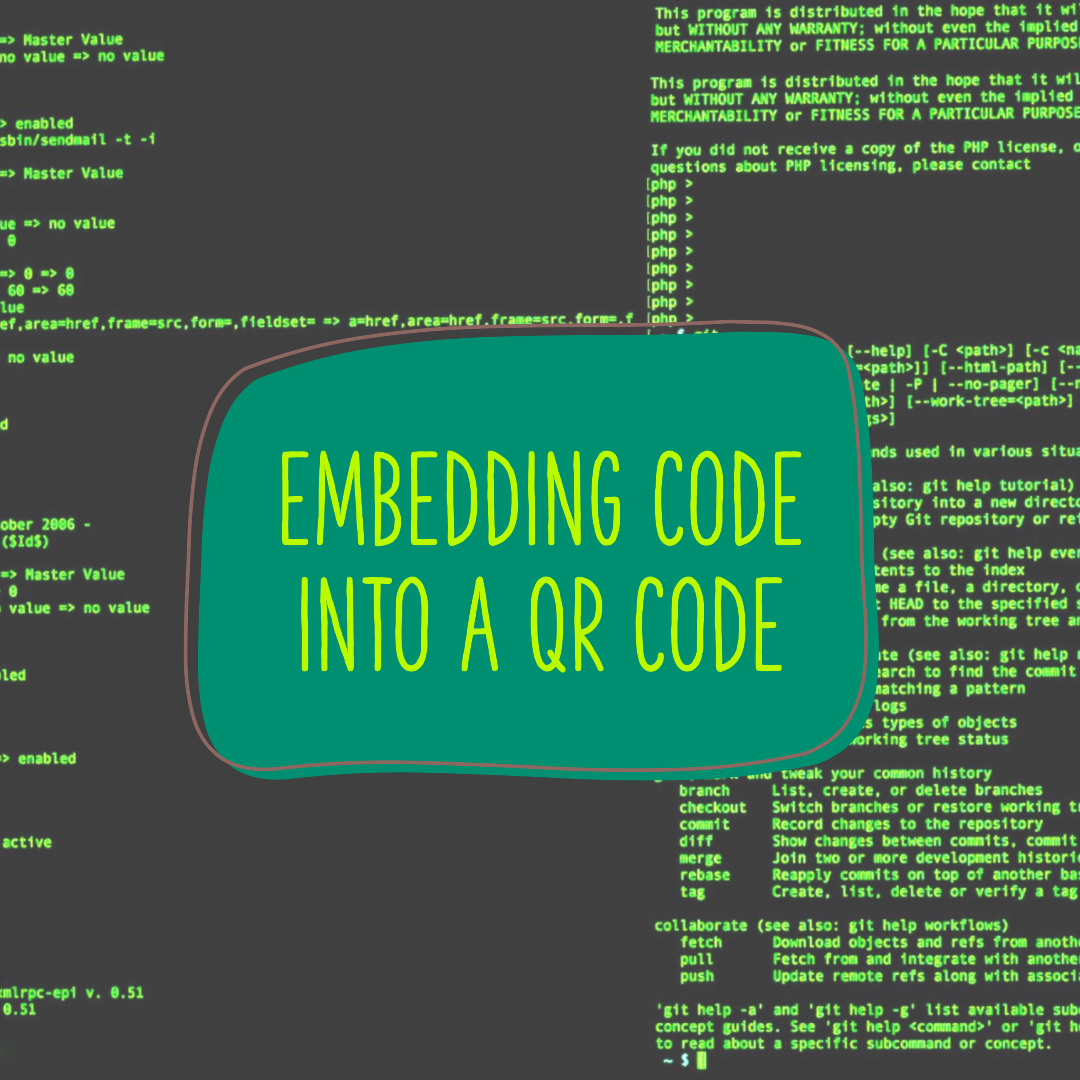 How to Embed Code into a QR Code