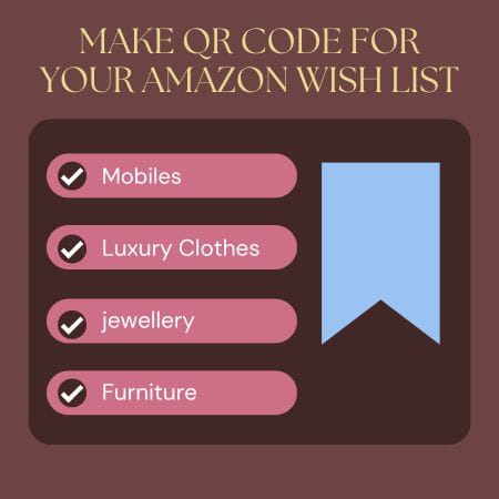 How to make qr code for amazon wishlist