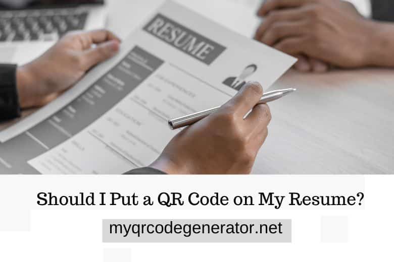Should I Put a QR Code on My Resume?